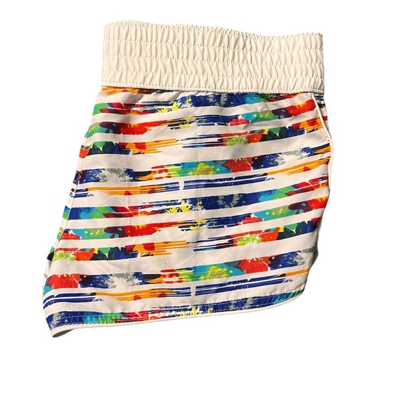 🟣Xhileration Rainbow Striped Shorts - Size XL - Picture 1 of 5